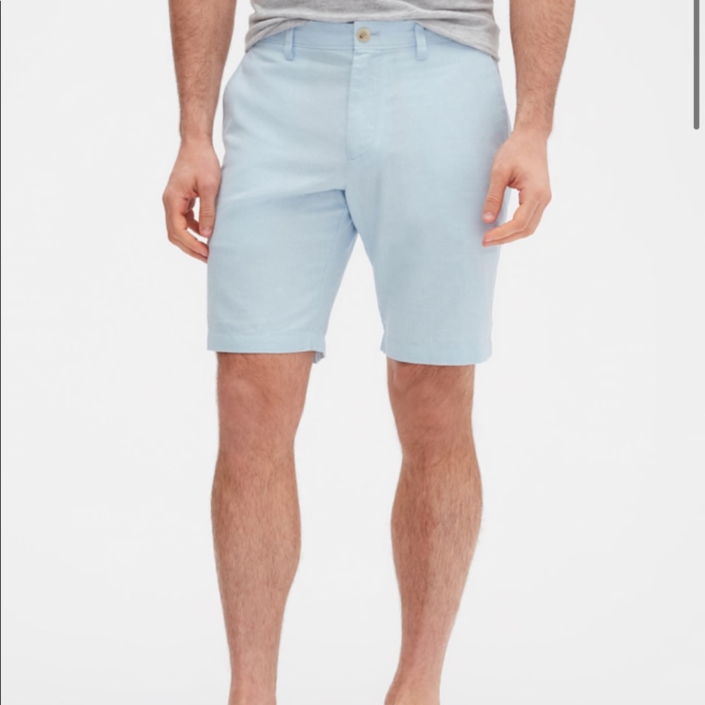 10" Aiden Slim-Fit Linen Blend Shorts